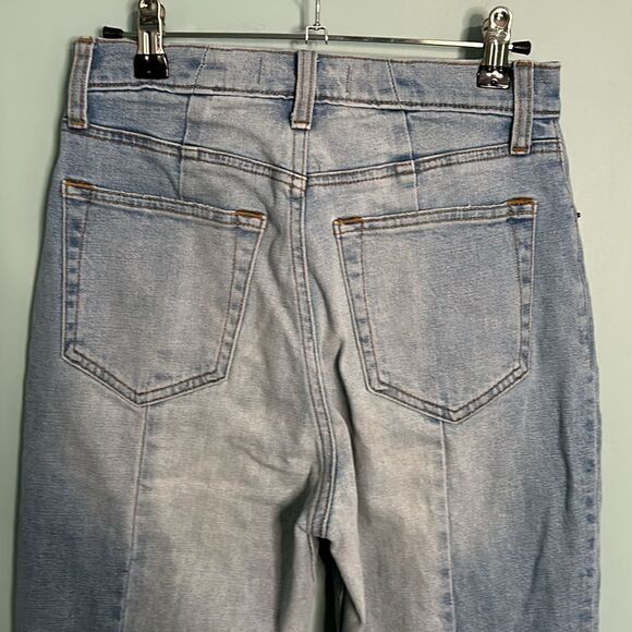 Abercrombie The Ankle Straight Ultra High Rise Curve Love - Picture 7 of 9